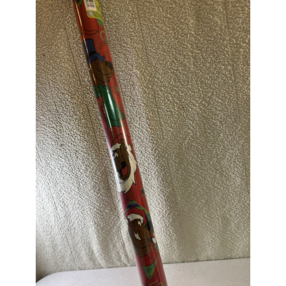 2001 Scooby Doo! Christmas Cartoon Network Hanna-Barbera Gift Wrap‎ 30 Sq Ft